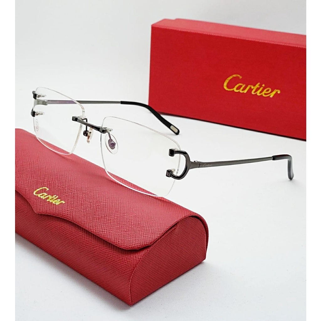 Marco de gafas Cartier herradura 5491122 Gafas casuales de serie limitada