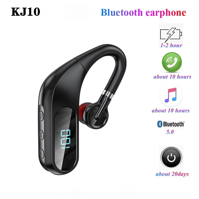 Auricular Bluetooth para teléfono celular, Auricular inalámbrico Bluetooth  V5.1 con micrófono con cancelación de ruido Cvc 8.0 para