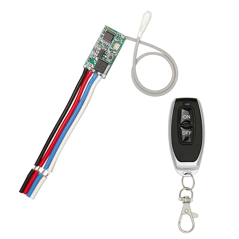 QIACHIP 433Mhz Mini Relè Senza Fili RF Telecomando Interruttore Modulo DC 3 - 6