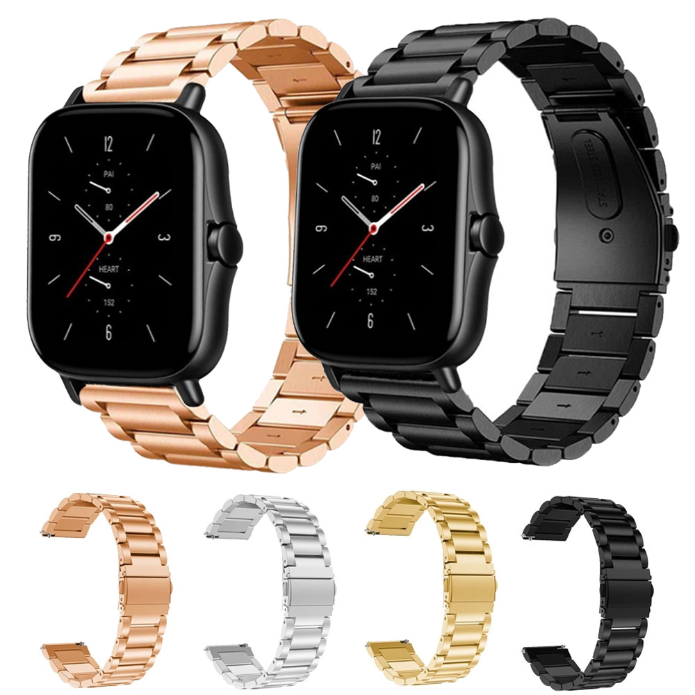 Correas magnéticas compatibles con Fitbit Versa/Versa 2/Versa Lite/SE,  pulsera de repuesto ajustable de metal para mujeres y hombres, para reloj