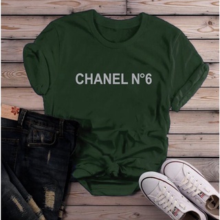 Tops mujer ropa manga corta niñas camisetas CHANEL N6/ camiseta Distro  Premium algodón peinado años 30