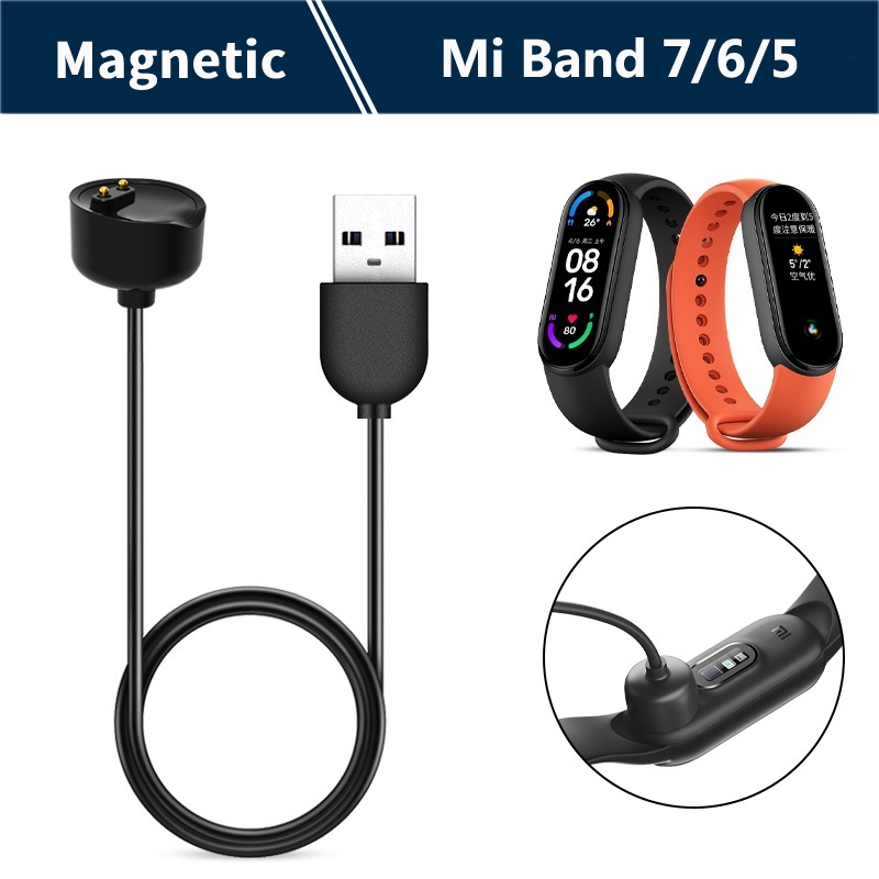 Cable cargador de reloj inteligente, cable de carga rápida magnético USB,  cable de carga de repuesto para MiBand 8, Band 8 NFC, MI 7 Pro, Poco, Lite  – Yaxa Colombia