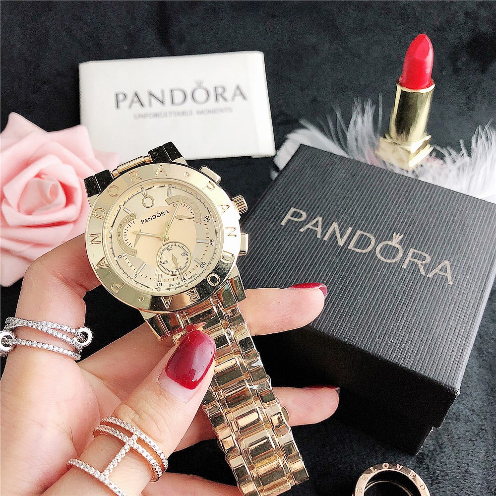 Reloj De Acero Inoxidable Para Mujer Pandora Jam Tangan Wanita