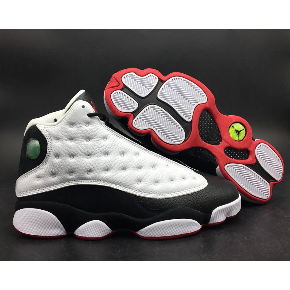 Jordan retro 13 negras con blanco hot sale