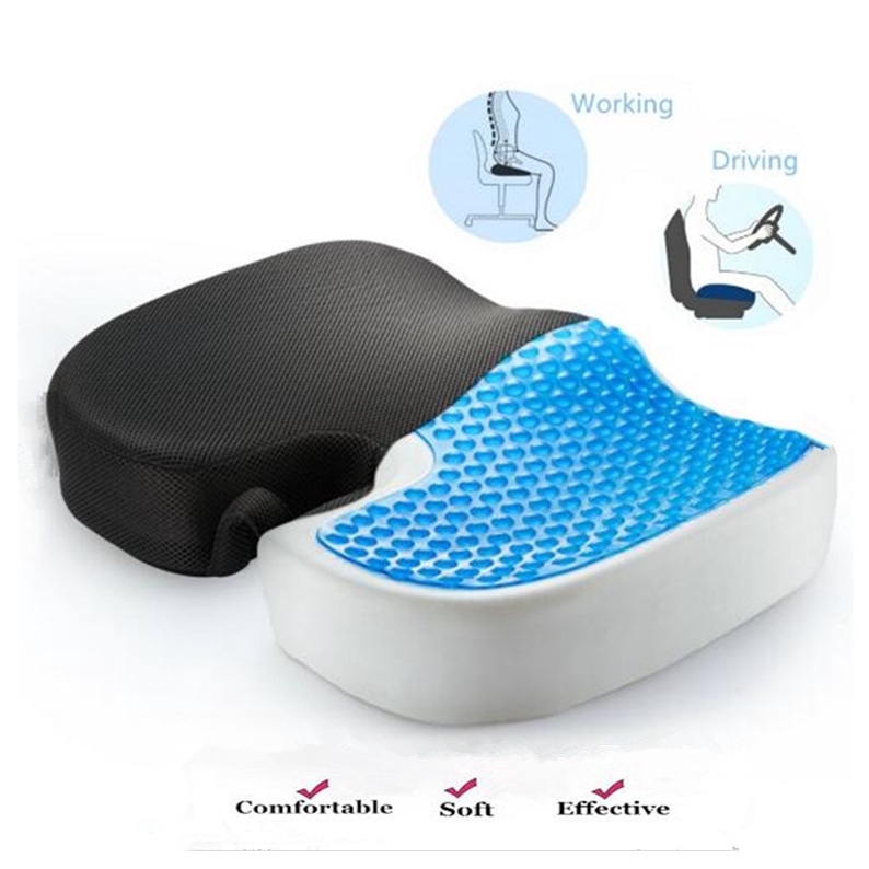 Asiento Cojin Gel Ortopedico Para Sillas Auto Oficina | Oechsle