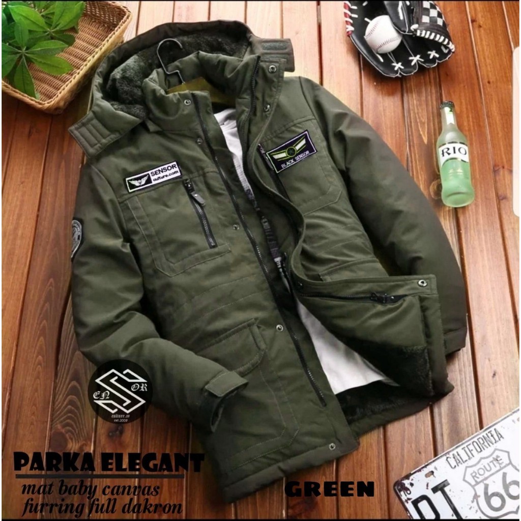 Parka militar outlet hombre