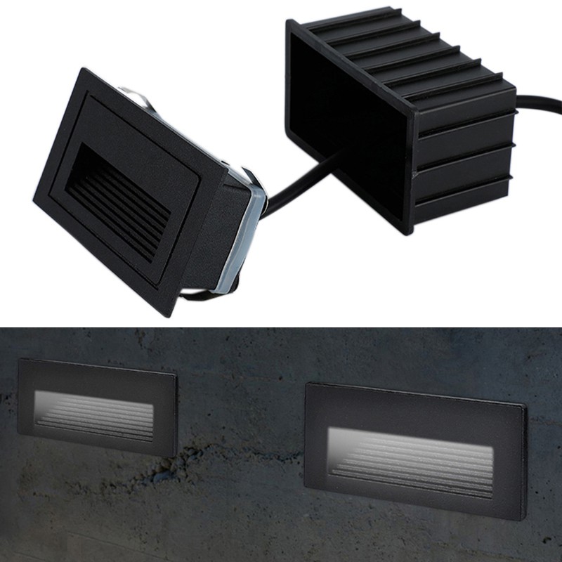 Luces de paso Led Lámpara de pared escalera 3 W No impermeable