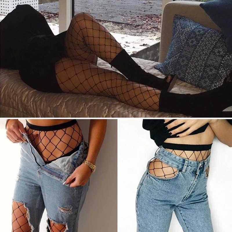 Medias De Red Para Mujeres Con Patr n De Pantimedias Shopee Colombia