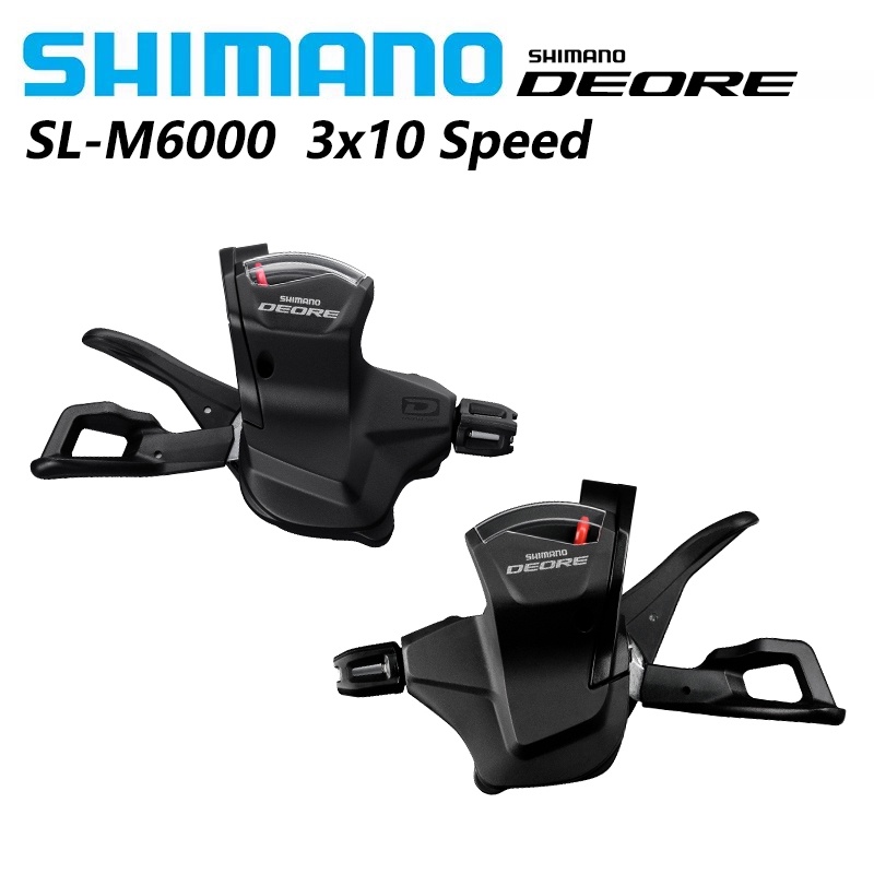 Shimano Deore M6000 10 Velocidades Palanca De Cambios SL M6000 10s 10 S 10v MTB Bicicleta De Monta a Conjunto De Cambio Trail Rapidfire Nuevo M615