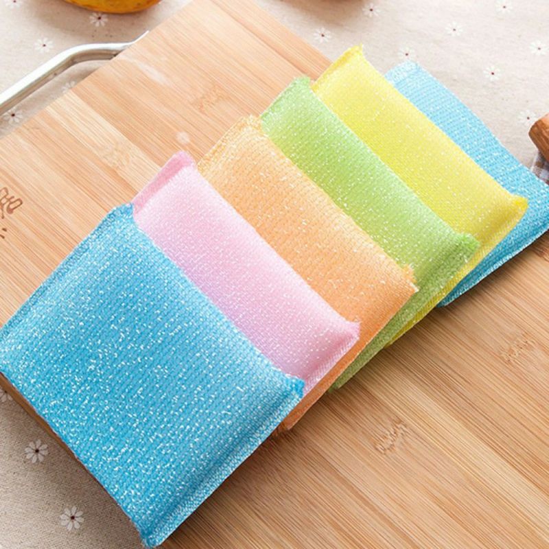 Esponja lavado platos esponja Coir redes esponjas esponjas lavar platos  herramientas de cocina cocina espuma versátil Color nuevo Color