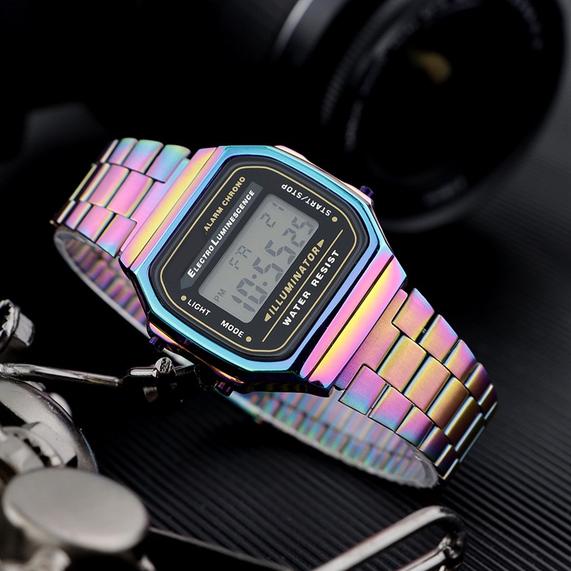 2022 Nuevo Reloj Digital Unisex Impermeable Con Pantalla Táctil Casio