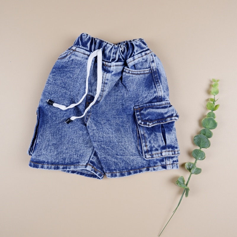 Bermuda de jean para niños hotsell