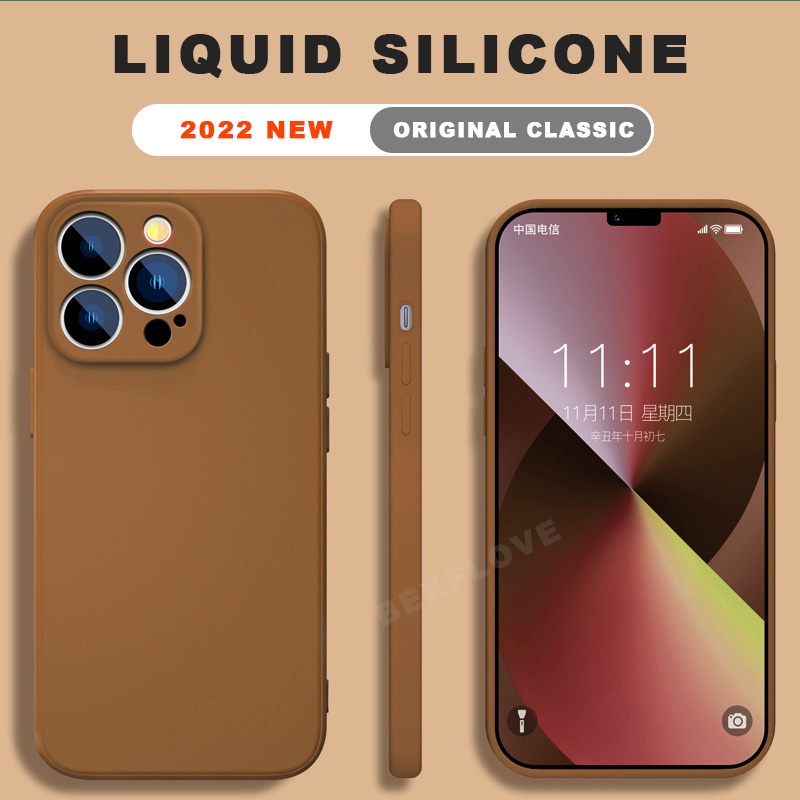 funda para iphone 13 pro max 11 carcasa para suave liqiud silicona