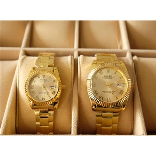 Relojes Rolex pareja hombres mujeres Anti Rust Rolex pareja relojes para hombres mujeres