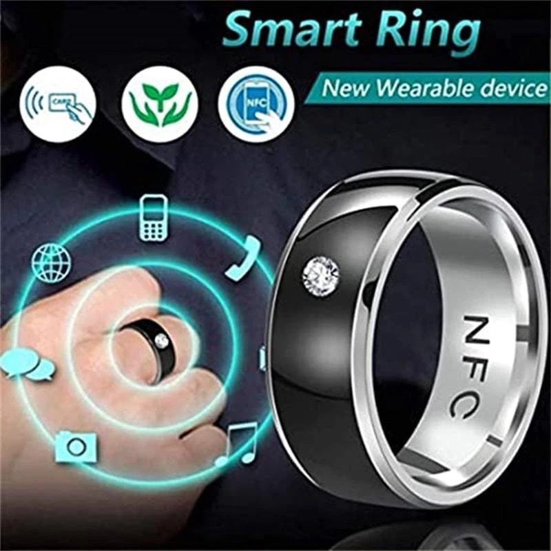 Anillo Inteligente Tecnologia Portatil Impermeable Unisex Telefono Accesorios Para NFC Inteligentes 6 13 Para Parejas Shopee Colombia