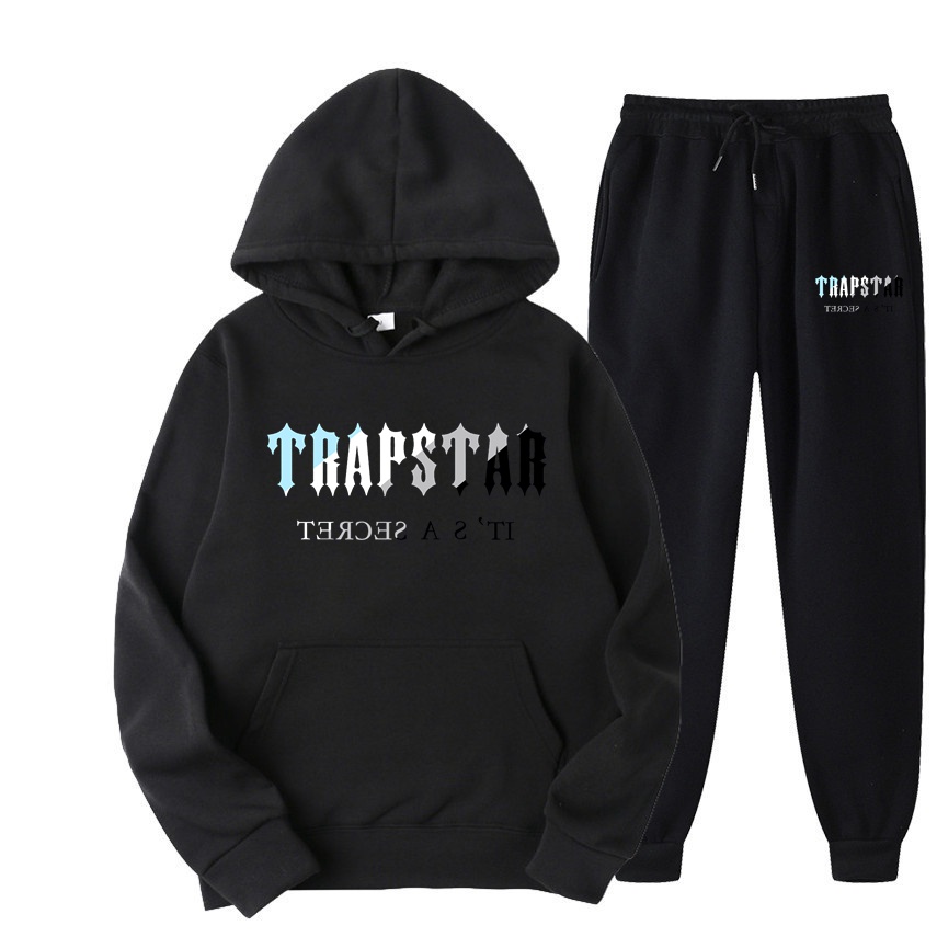 Trapstar-Conjunto de camiseta de manga corta con logotipo bordado