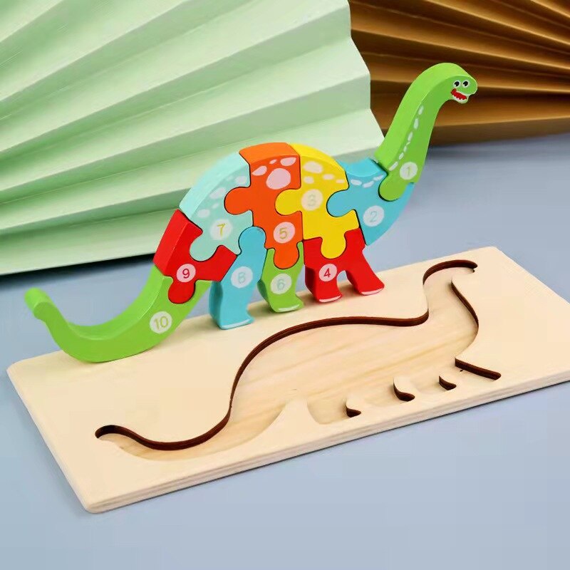 Juguetes Montessori De Madera Para Niños 2-3 Años | 10 Huevos De Dinosaurio | Clasificación Educativa Y Sensorial | Regalo De Pascua Y Cumpleaños