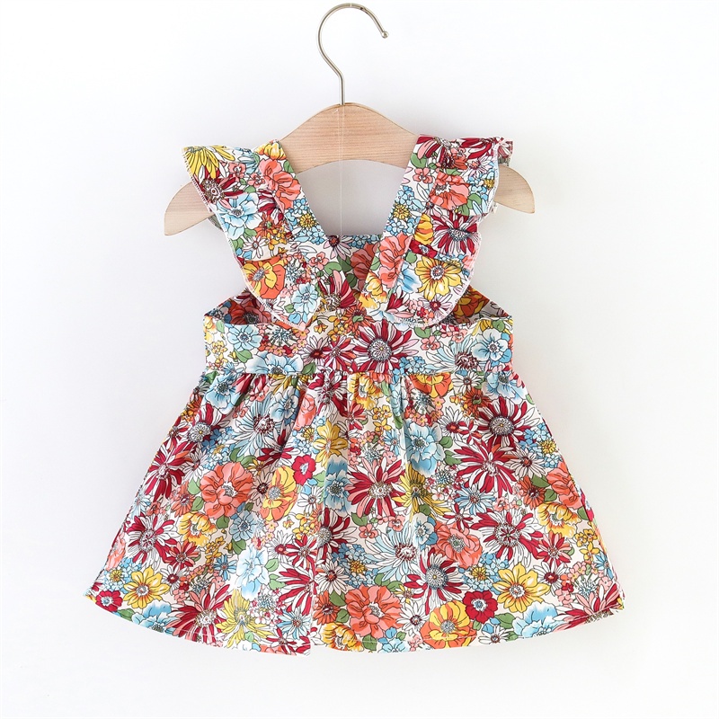 Vestido De Niñas De Verano Ropa De Los Niños Nueva Moda Rota Flor ...