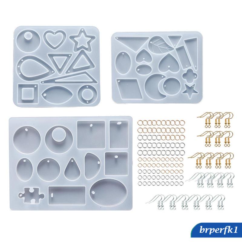 Kit de moldes de silicona para resina para hacer pendientes con 10 estilos  de pendientes, joyería para hacer joyas – Nuevas Compras