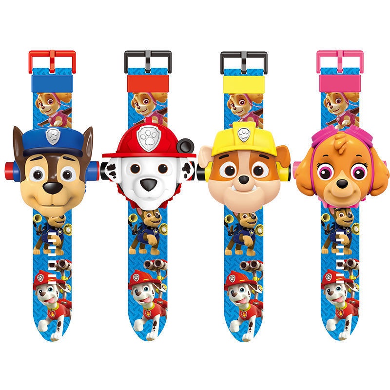 Reloj electrónico de la patrulla canina para niños, relojes digitales  impermeables, figura de dibujos animados, Skye, Chase, Marshall, Everest -  AliExpress