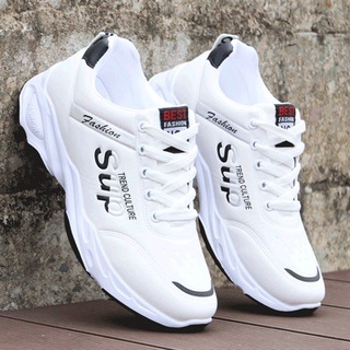 Zapatos Deportivos Para Hombre Zapatillas De Deporte Casual Tenis Moda  Hombres Blanco Entrenadores Cuñas