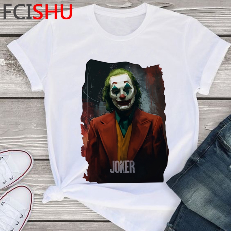 joker Mujeres 3XL Ropa Camiseta Talla Grande M s Homme Causal