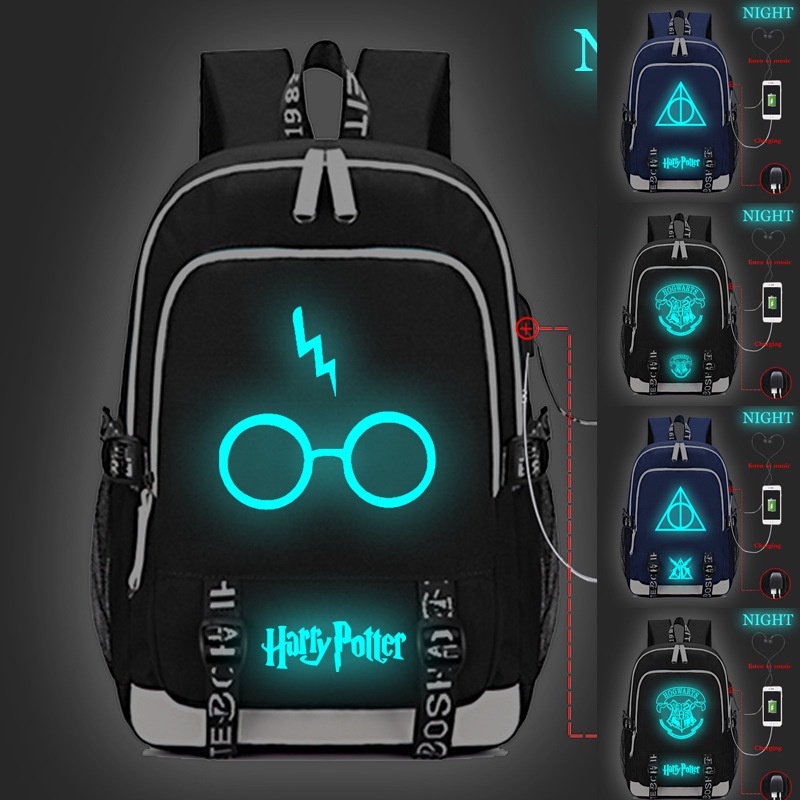 Mochila Harry Potter para adolescentes - Bolsa de viaje escolar