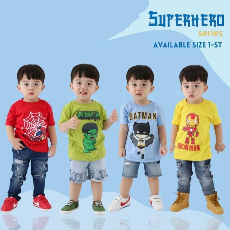 Playeras de discount superheroes para niños