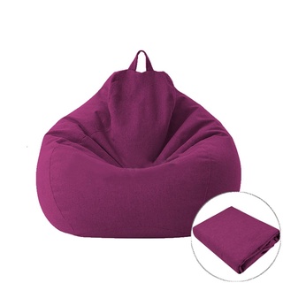 Lazy Sofas Cover puff con reposapiés (sin relleno) sofá de espuma  viscoelástica relleno de espuma viscoelástica Lazy Sack – Sillas puff ultra  suaves