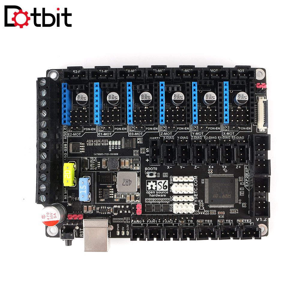 Tablero Dotbit S6 V2.0 De Control De 32 Bits Soporte 6X Controladores ...