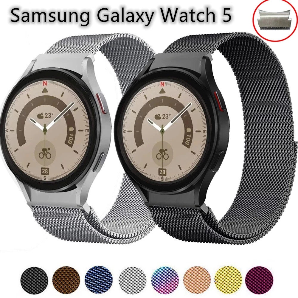 Correa milanesa Samsung Galaxy Watch 4 Classic 46mm (negra) 