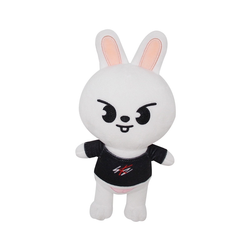 Peluche Bbokari Jiniret Loup Chan 50cm | Tissu Doux, Décoration Intérieure | Collection Stray Kids