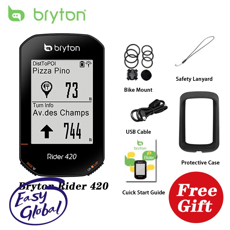 Bryton Rider 420 GPS Per Bici Con Sensori Cadenza E HRM - 35h Batteria, Navigazione Turn-by-Turn | Computer Ciclismo - Foto 9