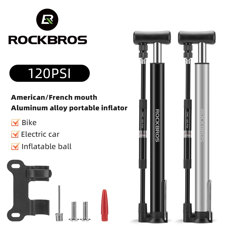 Bomba ROCKBROS Inflador De Alta Presión MTB Bicicleta De Carretera Coche  Eléctrico Motocicleta De Neumático De Mano Schrader/Presta Válvula  Accesorios De