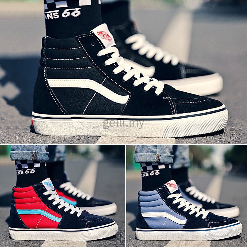 Zapatos vans outlet altos hombre