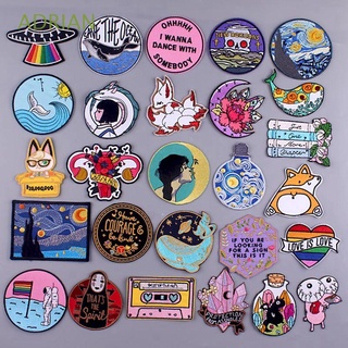 Parches bordados para ropa, termoadhesivos de costura de dibujos animados  Punk, aplicaciones de planchado, bordados - AliExpress