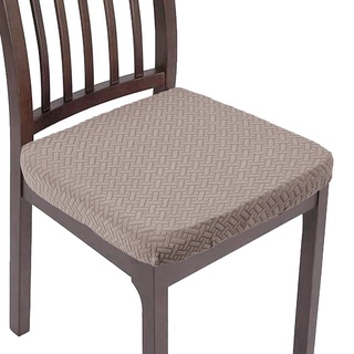  Funda de asiento extraíble para silla de comedor, fundas de  asiento de jacquard elásticas para sillas de comedor, cocina, B3 : Hogar y  Cocina