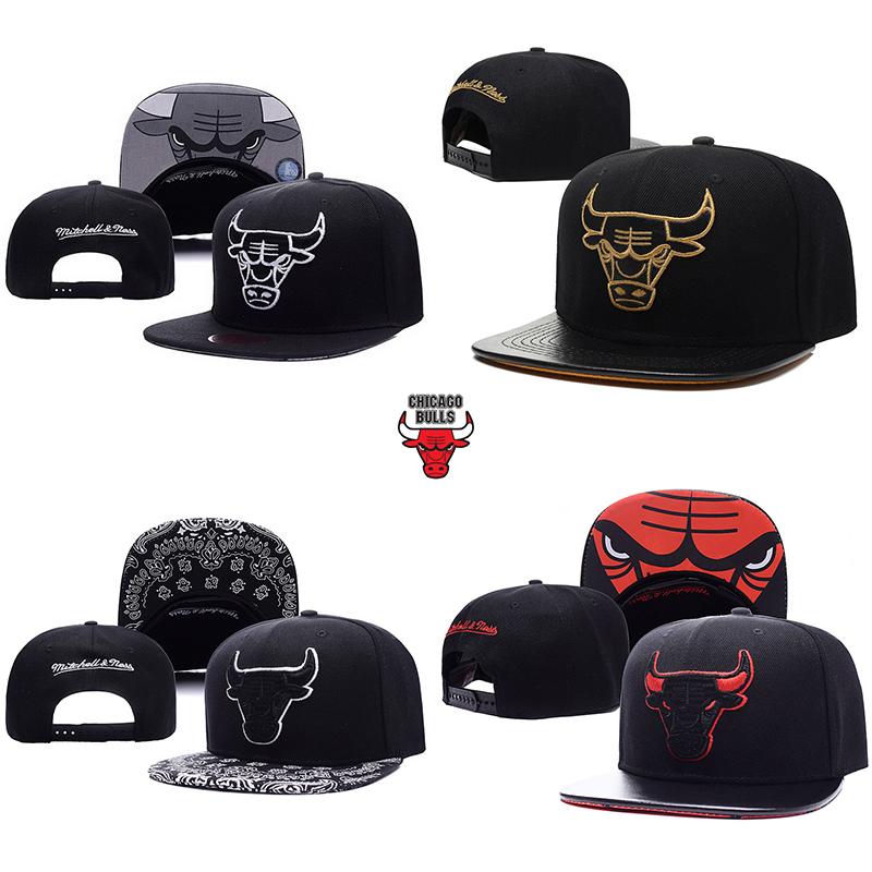 Gorra para Básquetbol Mitchell and Ness Bulls de Hombre