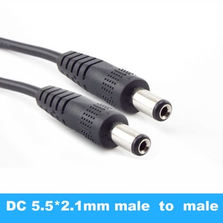 Cable de alimentación DC 5.5x 2.1mm hembra a DC 5.5x 2.5mm macho