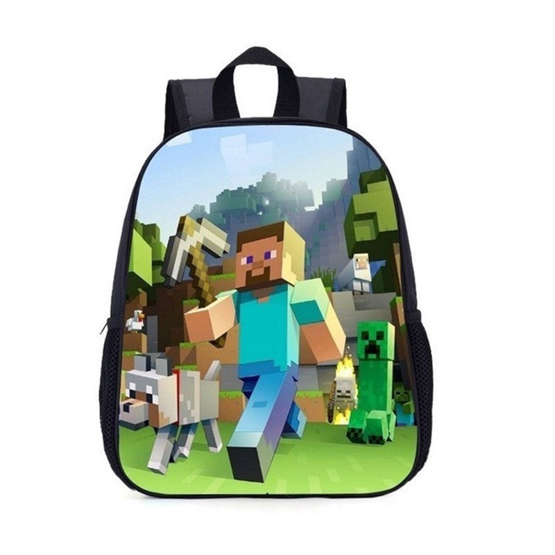 Mochila Escolar Infantil Con Diseño De Tren - Impermeable, Tamaño 11.5x8x16 Pulgadas, Múltiples Bolsillos
