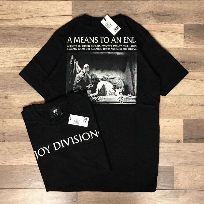 Band T Shirt BAND JOY DIVISION UNKNOWN Black PLEASURES BY H M OVERSIZE Shopee Colombia