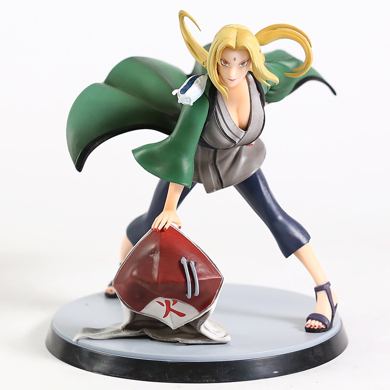 Naruto Tsunade Konoha Gakurenosato Quinto Hokage PVC Figura Juguete Sin