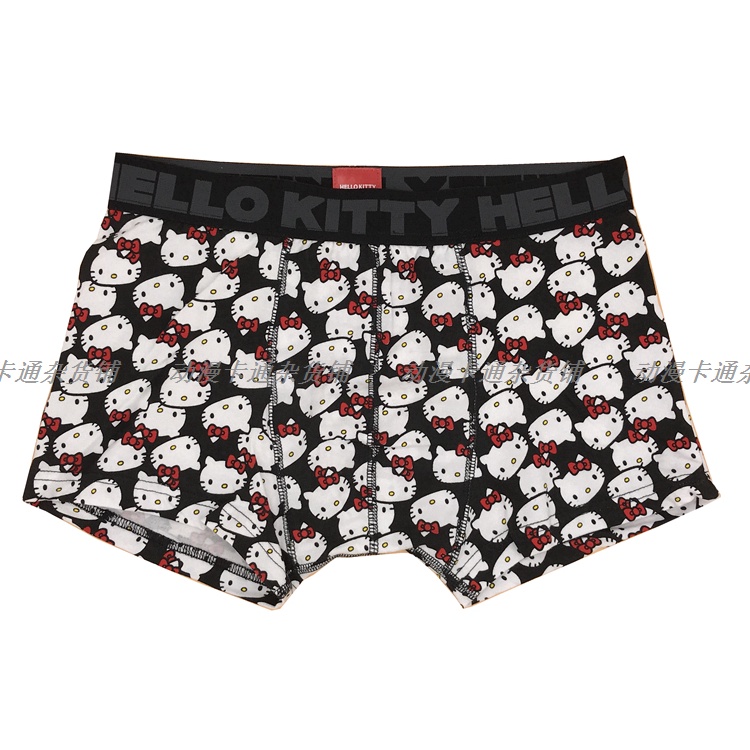 Adolescente Hello Kitty Calzoncillos Boxer Hombres Ropa Interior Masculina De Dibujos Animados De Algodon Doraemon