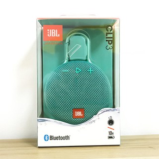 Bocina Bluetooth JBL Clip 3, Portátil e Impermeable en Color Azul