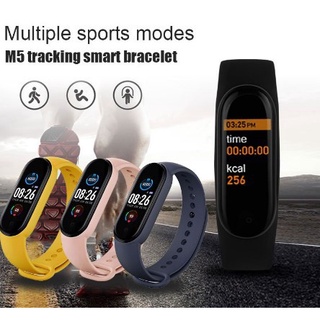 Nuevo M5 Smart Band Fitness Tracker Reloj inteligente Smarthwatch pulsera  de frecuencia cardíaca Presión arterial Smartband Monitor de salud pulsera