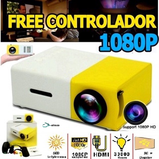 Proyector de vídeo móvil LED YT200 para niños, Micro proyector portátil de  1080P para el hogar, proyección de teléfono móvil para niños - AliExpress