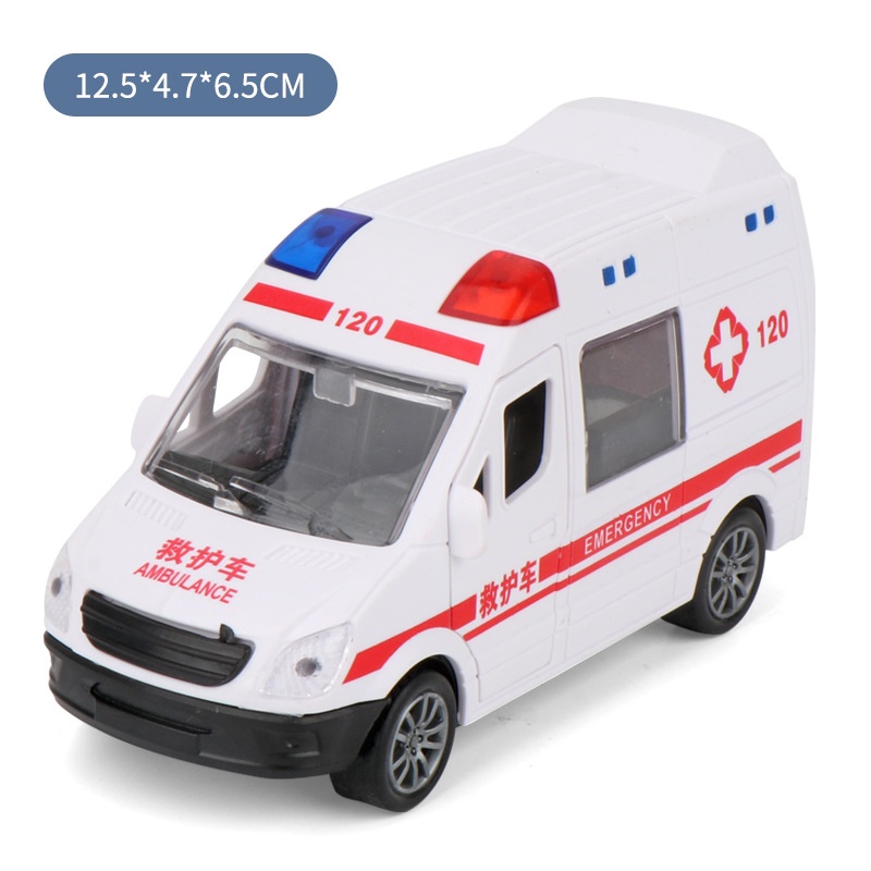 Juguetes para vehículos de rescate para niños, Ambulancia para niños realista, Ambulancia de