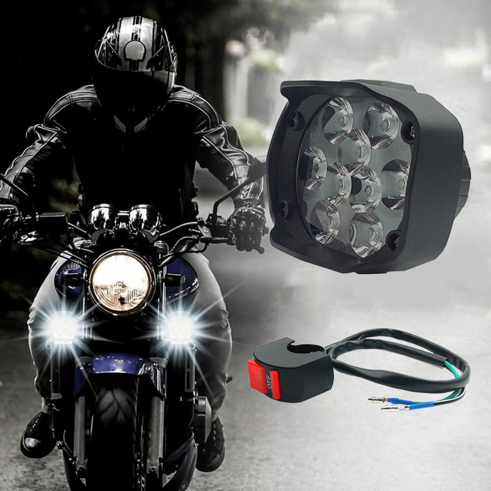 Motocicleta 13.5W LED Faro E-bike Spot Lights Coche Niebla DRL Luces  Externas De Circulación Diurna | Shopee Colombia