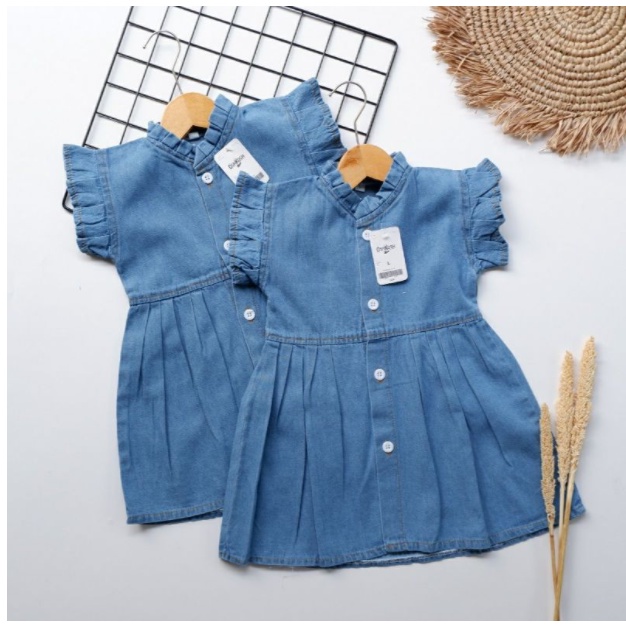 Vestido Jeans para ni as Shopee Colombia