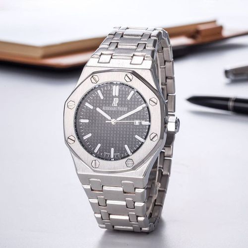 Audemars Piguet Royal Oak Moda Banda De Acero Casual Tendencia simple Relojes Para Hombres Y Mujeres